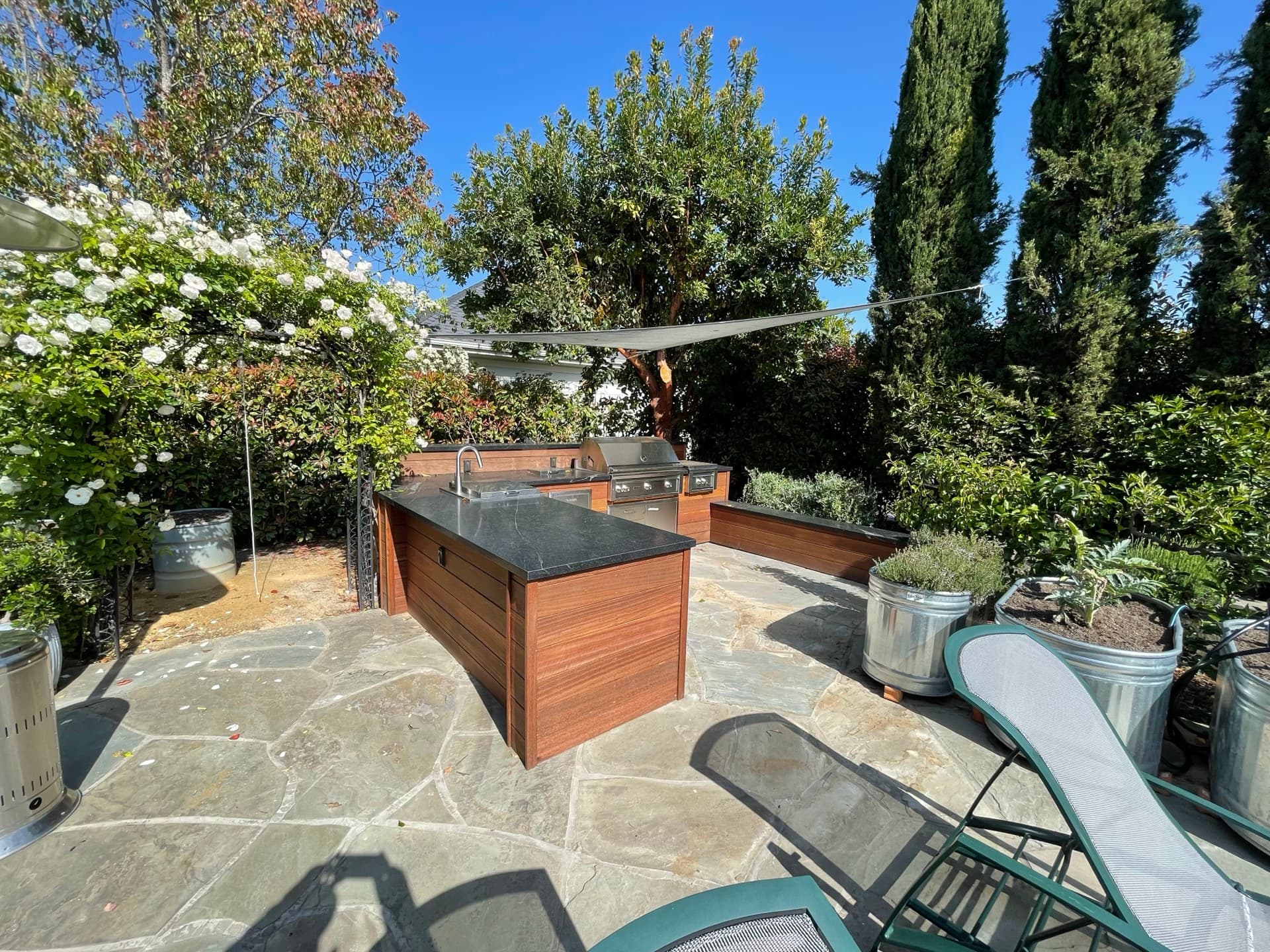Luxury outdoor kitchen