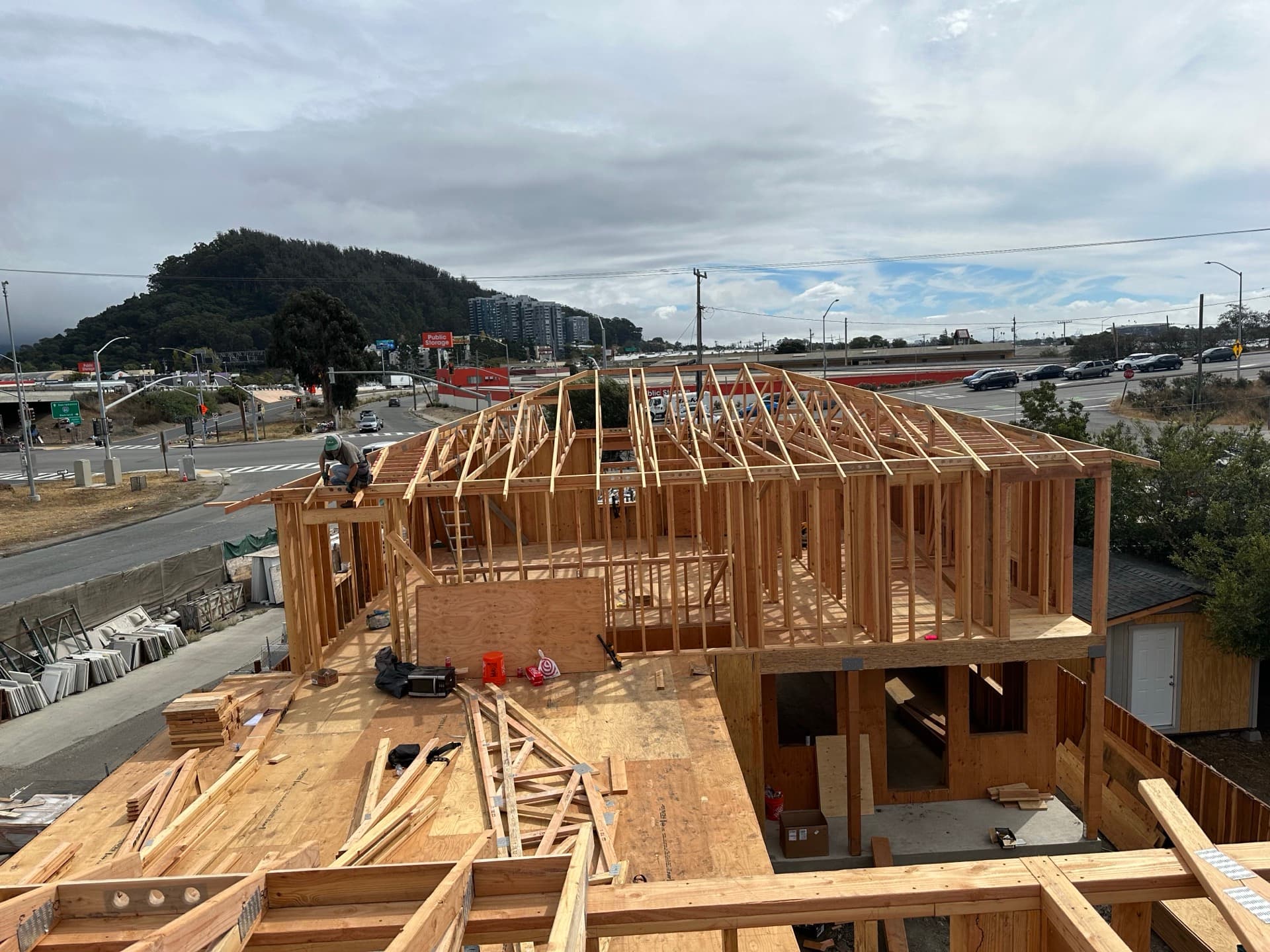 New home construction framing